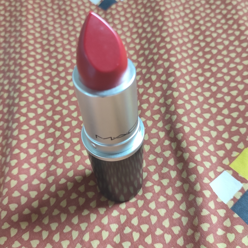 MAC Cosmetics Red Lipstick case for Brushes or Eye Lip Liners